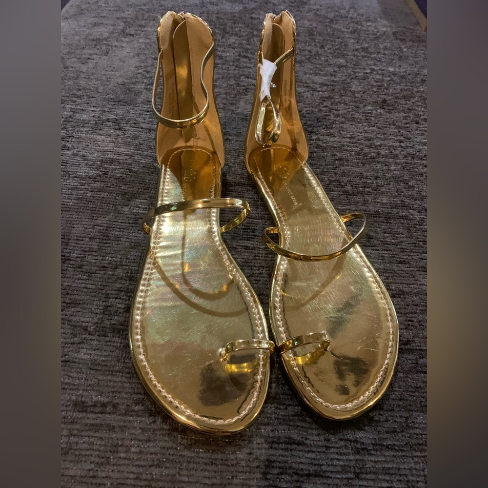 Elegant Gold Sandals